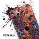 Liquid Abstract Paint Remix V81 - Vinyl Skin Wrap for iPhone 17 Pro Max, 17 Pro, 17 Air, 17, 16 & All Models — Soft Matte or Ultra Gloss