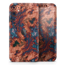 Liquid Abstract Paint Remix V81 - Vinyl Skin Wrap for iPhone 17 Pro Max, 17 Pro, 17 Air, 17, 16 & All Models — Soft Matte or Ultra Gloss