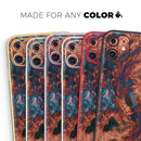 Liquid Abstract Paint Remix V81 - Vinyl Skin Wrap for iPhone 17 Pro Max, 17 Pro, 17 Air, 17, 16 & All Models — Soft Matte or Ultra Gloss