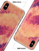 Liquid Abstract Paint Remix V82 - iPhone X Clipit Case
