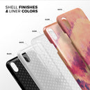 Liquid Abstract Paint Remix V82 - iPhone X Swappable Hybrid Case