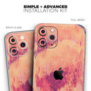Liquid Abstract Paint Remix V82 - Vinyl Skin Wrap for iPhone 17 Pro Max, 17 Pro, 17 Air, 17, 16 & All Models — Soft Matte or Ultra Gloss