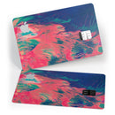 Liquid Abstract Paint Remix V83 - Premium Protective Decal Skin-Kit for the Apple Credit Card