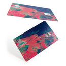 Liquid Abstract Paint Remix V83 - Premium Protective Decal Skin-Kit for the Apple Credit Card