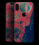 Liquid Abstract Paint Remix V83 - iPhone XS MAX, XS/X, 8/8+, 7/7+, 5/5S/SE Skin-Kit (All iPhones Available)