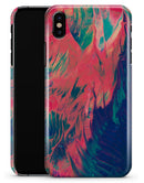 Liquid Abstract Paint Remix V83 - iPhone X Clipit Case