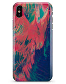 Liquid Abstract Paint Remix V83 - iPhone X Clipit Case