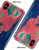 Liquid Abstract Paint Remix V83 - iPhone X Clipit Case