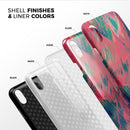 Liquid Abstract Paint Remix V83 - iPhone X Swappable Hybrid Case