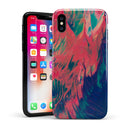 Liquid Abstract Paint Remix V83 - iPhone X Swappable Hybrid Case