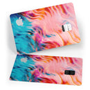 Liquid Abstract Paint Remix V84 - Premium Protective Decal Skin-Kit for the Apple Credit Card