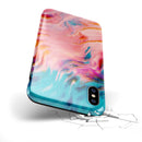 Liquid Abstract Paint Remix V84 - iPhone X Swappable Hybrid Case