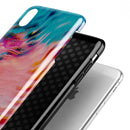 Liquid Abstract Paint Remix V84 - iPhone X Swappable Hybrid Case