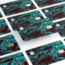 Liquid Abstract Paint Remix V85 - Premium Protective Decal Skin-Kit for the Apple Credit Card