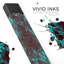 Liquid Abstract Paint Remix V85 - Premium Decal Protective Skin-Wrap Sticker compatible with the Juul Labs vaping device