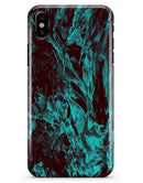Liquid Abstract Paint Remix V85 - iPhone X Clipit Case