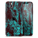 Liquid Abstract Paint Remix V85 - Vinyl Skin Wrap for iPhone 17 Pro Max, 17 Pro, 17 Air, 17, 16 & All Models — Soft Matte or Ultra Gloss