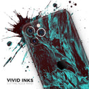 Liquid Abstract Paint Remix V85 - Vinyl Skin Wrap for iPhone 17 Pro Max, 17 Pro, 17 Air, 17, 16 & All Models — Soft Matte or Ultra Gloss