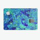 Liquid Abstract Paint Remix V86 - Premium Protective Decal Skin-Kit for the Apple Credit Card