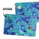 Liquid Abstract Paint Remix V86 - Premium Protective Decal Skin-Kit for the Apple Credit Card