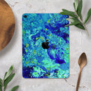 Liquid Abstract Paint Remix V86 - Full Body Skin Decal for the Apple iPad Pro 12.9", 11", 10.5", 9.7", Air or Mini (All Models Available)