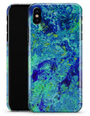 Liquid Abstract Paint Remix V86 - iPhone X Clipit Case