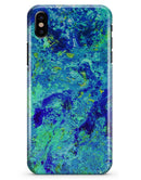 Liquid Abstract Paint Remix V86 - iPhone X Clipit Case