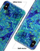 Liquid Abstract Paint Remix V86 - iPhone X Clipit Case