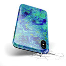 Liquid Abstract Paint Remix V86 - iPhone X Swappable Hybrid Case