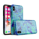 Liquid Abstract Paint Remix V86 - iPhone X Swappable Hybrid Case