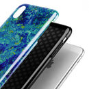 Liquid Abstract Paint Remix V86 - iPhone X Swappable Hybrid Case