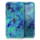 Liquid Abstract Paint Remix V86  - Protective Skin Wrap & Decal – Compatible with iPhone SE to iPhone 17 Pro Max (All Models)