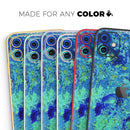 Liquid Abstract Paint Remix V86  - Protective Skin Wrap & Decal – Compatible with iPhone SE to iPhone 17 Pro Max (All Models)