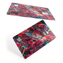 Liquid Abstract Paint Remix V87 - Premium Protective Decal Skin-Kit for the Apple Credit Card