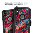 Liquid Abstract Paint Remix V87 - Skin Kit for the iPhone OtterBox Cases