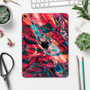 Liquid Abstract Paint Remix V87 - Full Body Skin Decal for the Apple iPad Pro 12.9", 11", 10.5", 9.7", Air or Mini (All Models Available)