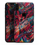 Liquid Abstract Paint Remix V87 - iPhone XS MAX, XS/X, 8/8+, 7/7+, 5/5S/SE Skin-Kit (All iPhones Available)