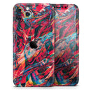 Liquid Abstract Paint Remix V87 - Vinyl Skin Wrap for iPhone 17 Pro Max, 17 Pro, 17 Air, 17, 16 & All Models — Soft Matte or Ultra Gloss