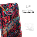 Liquid Abstract Paint Remix V87 - Vinyl Skin Wrap for iPhone 17 Pro Max, 17 Pro, 17 Air, 17, 16 & All Models — Soft Matte or Ultra Gloss