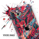 Liquid Abstract Paint Remix V87 - Vinyl Skin Wrap for iPhone 17 Pro Max, 17 Pro, 17 Air, 17, 16 & All Models — Soft Matte or Ultra Gloss