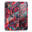 Liquid Abstract Paint Remix V87 - Vinyl Skin Wrap for iPhone 17 Pro Max, 17 Pro, 17 Air, 17, 16 & All Models — Soft Matte or Ultra Gloss