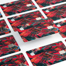 Liquid Abstract Paint Remix V88 - Premium Protective Decal Skin-Kit for the Apple Credit Card