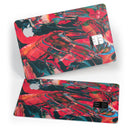 Liquid Abstract Paint Remix V88 - Premium Protective Decal Skin-Kit for the Apple Credit Card