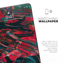 Liquid Abstract Paint Remix V88 - Full Body Skin Decal for the Apple iPad Pro 12.9", 11", 10.5", 9.7", Air or Mini (All Models Available)