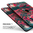 Liquid Abstract Paint Remix V88 - Full Body Skin Decal for the Apple iPad Pro 12.9", 11", 10.5", 9.7", Air or Mini (All Models Available)