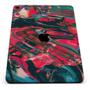 Liquid Abstract Paint Remix V88 - Full Body Skin Decal for the Apple iPad Pro 12.9", 11", 10.5", 9.7", Air or Mini (All Models Available)