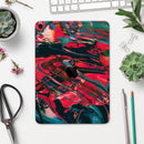 Liquid Abstract Paint Remix V88 - Full Body Skin Decal for the Apple iPad Pro 12.9", 11", 10.5", 9.7", Air or Mini (All Models Available)