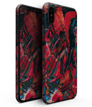 Liquid Abstract Paint Remix V88 - iPhone XS MAX, XS/X, 8/8+, 7/7+, 5/5S/SE Skin-Kit (All iPhones Available)