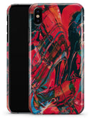 Liquid Abstract Paint Remix V88 - iPhone X Clipit Case