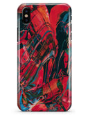 Liquid Abstract Paint Remix V88 - iPhone X Clipit Case